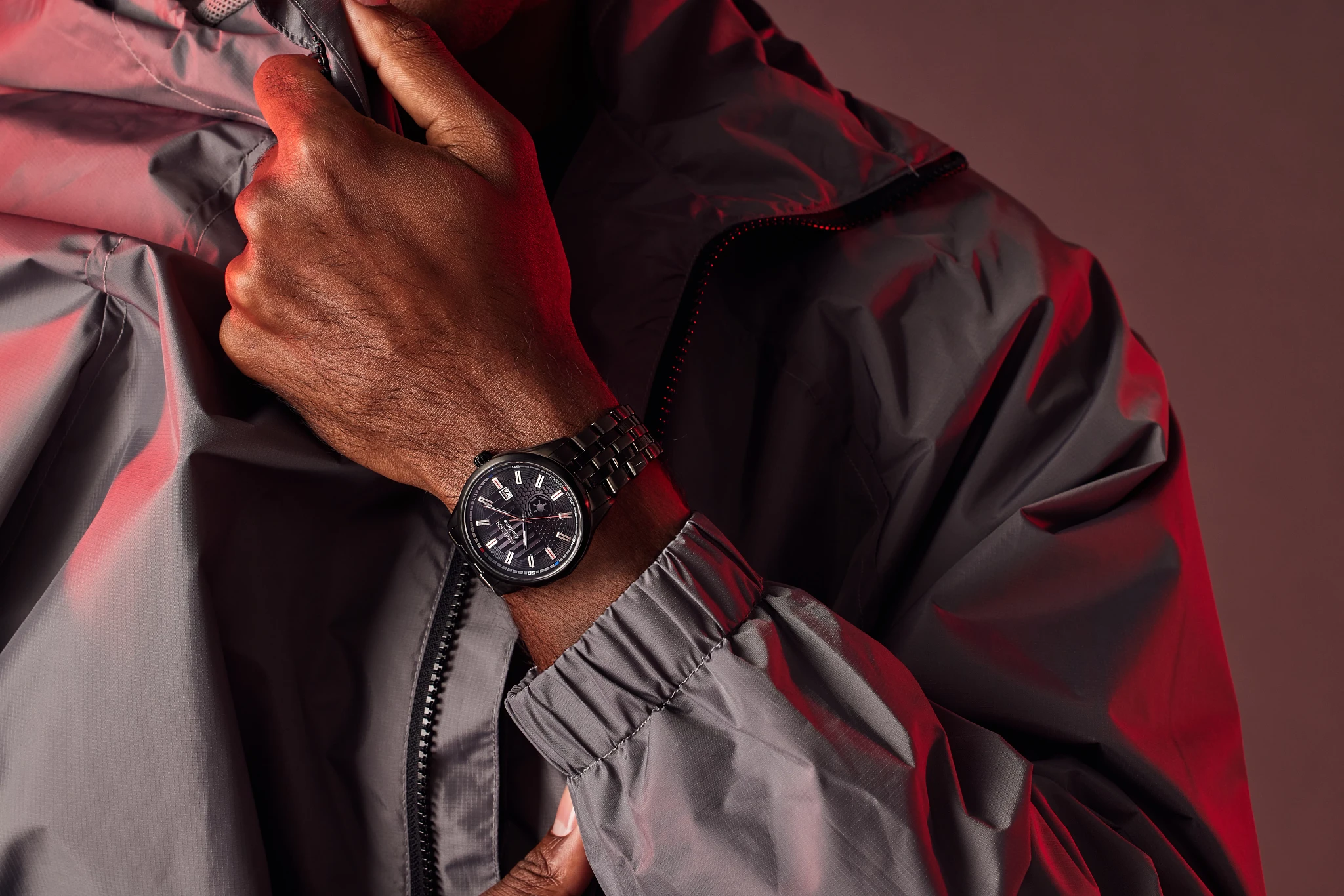 Darth Vader Returns Black Dial Stainless Steel Bracelet BM7255-61W